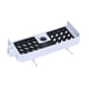 thumbnail image 4 of Estante de ducha ajustable, organizador para el baño del hogar. Blanco, 4 of 9