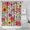 Pioneer Flower Floral-4, variant on Pioneer Flower Floral Print Pattern Shower Curtain 36"x72" ,Bathroom Decorative Shower Curtains Set with 12 Hooks,Modern Waterproof Washable Shower Curtain