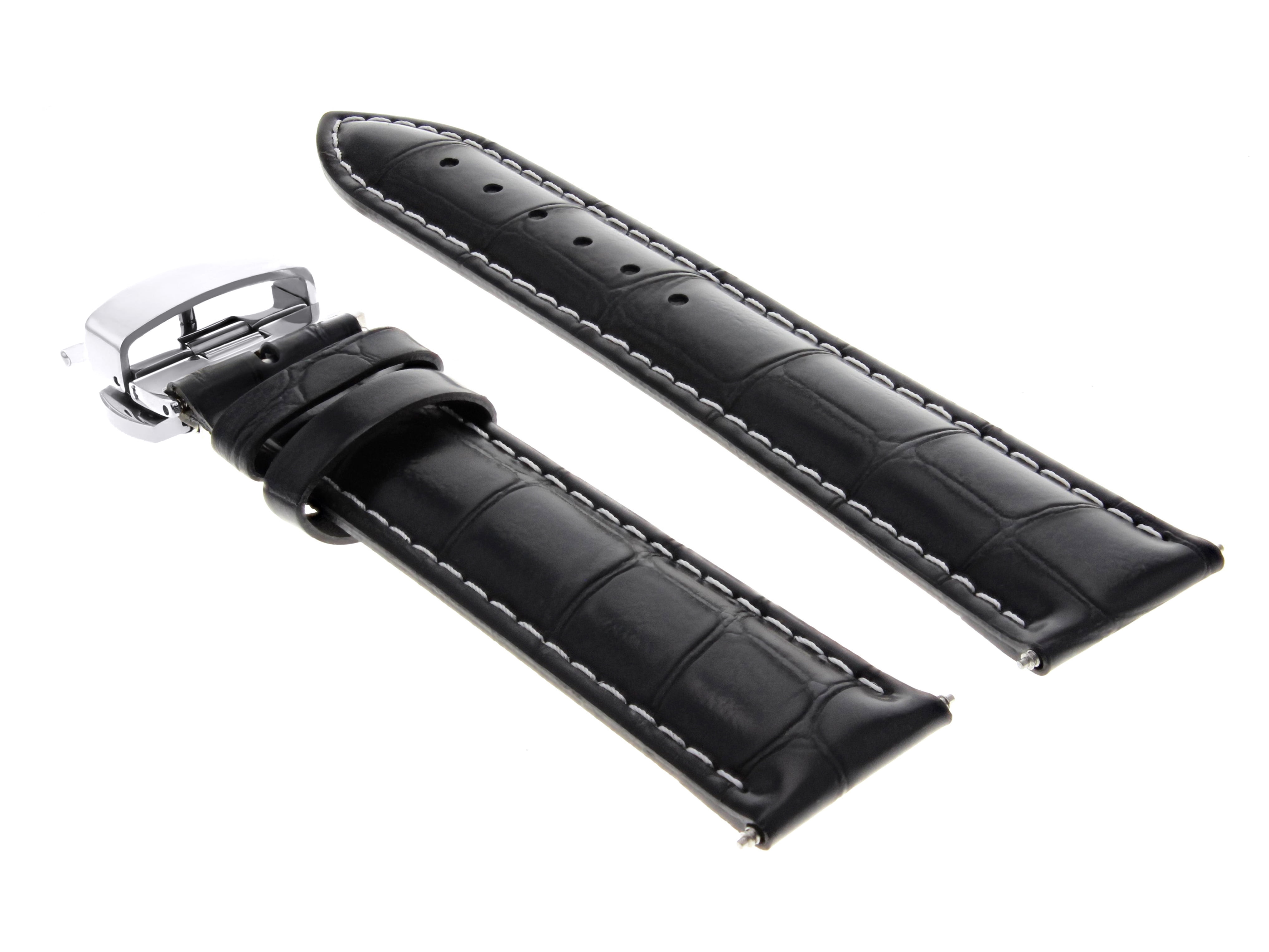19MM LEATHER WATCH BAND STRAP FOR TISSOT QUICKSTER T095410A