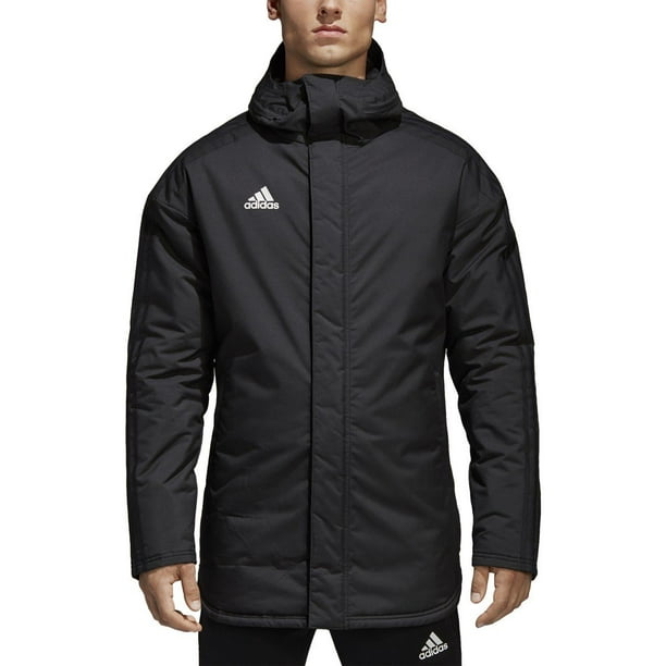 Adidas Men's Parka 18 Jacket in Black - Medium - Walmart.com