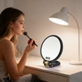 thumbnail image 4 of Modern Magnifying Glass Black And Gold 24cm/9.45inch 40X Magnification Handheld/Wall Mount/Tabletop Design Double Makeup With 360° Adjustable, 4 of 4
