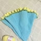 thumbnail image 1 of Manta de ramo de rosas de ganchillo - Manta floral de punto suave y ligera hecha a mano - Manta decorativa acogedora de 85 cm para casa, campamento, viaje - Regalo lavable a máquina para el Día de, 1 of 7