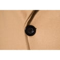 thumbnail image 4 of ZXLBBD Male Warm Solid Color Jacket Stand Collar Long Sleeve Zipper Fly Pocket Jacket Coat Casual Outdoor Versatile Daily Wear, 4 of 8