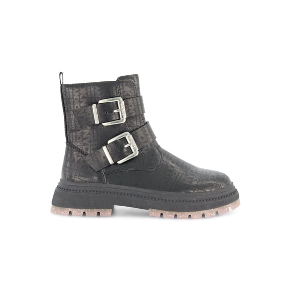 Botas para niña y dama Crissa Buckles color negro