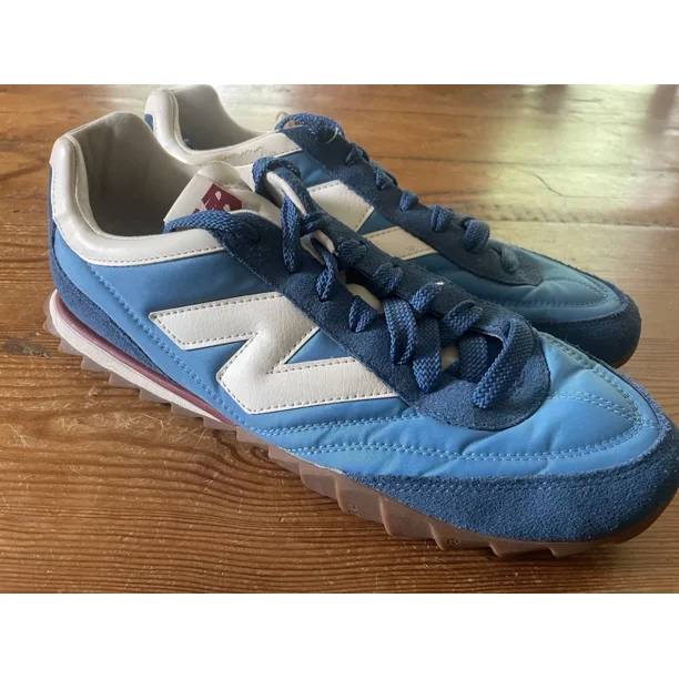 New Balance RC30 Casual Athletic Shoes Blue Red White Tan Mens Size 12 URC30AA