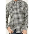 thumbnail image 3 of Moonshine Spirit Men's Durango Plaid Print Long Sleeve Snap Western Shirt - MSSU24W55-NVY, 3 of 4