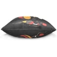 thumbnail image 2 of GZHJMY Soft Smooth Skin-Friendly Throw Pillow Cover Without Pillow Case16 x16 Shrink-Resistant Breathable Hidden Zipper Opening, Sofa Bed Office Farmhouse Room Easy to Disassemble|African Dancers, 2 of 7