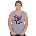 thumbnail image 4 of My Color Pink Breast Cancer Awareness Tank Top Tee Shirt Women Brisco Brands L, 4 of 6