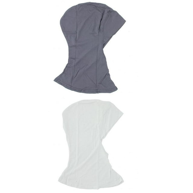 2 Piezas Musulmanas Cubierta Completa Hijab Islámico Underscarf Neck Head Macarena Hijab musulmán de algodón para mujer
