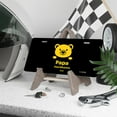 thumbnail image 3 of Papa Handsome Logo Front License Plate, Metal License Plate, Funny Standard Plates Personalized Novelty Decorative For Men/Women/Boys/Girls Car 6×12 Inch, 3 of 6