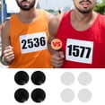 thumbnail image 4 of Huanledash 4 Pair Magnetic Buckle Without Safety Pin Fix Running Number Race Bib Magnetic Holder Field Events Accessories, 4 of 8