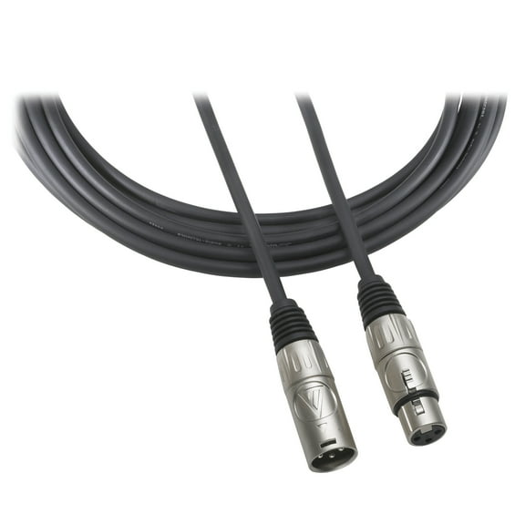 Audio-Technica Value Series AT8313 XLR-Female to XLR-Male Microphone Cable, 10 Ft., AT8313-10