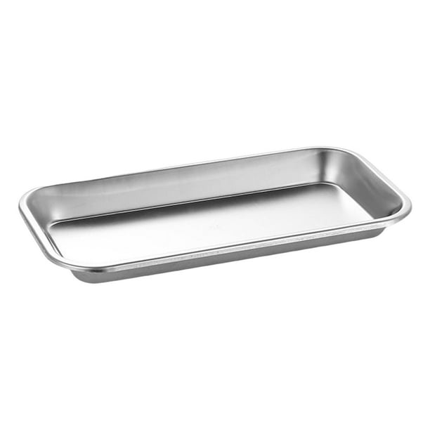 Bandeja de herramientas de instrumentos de laboratorio bandeja de hisopo de bandeja de almacenamiento 304 Zulema Bandeja Rectangular