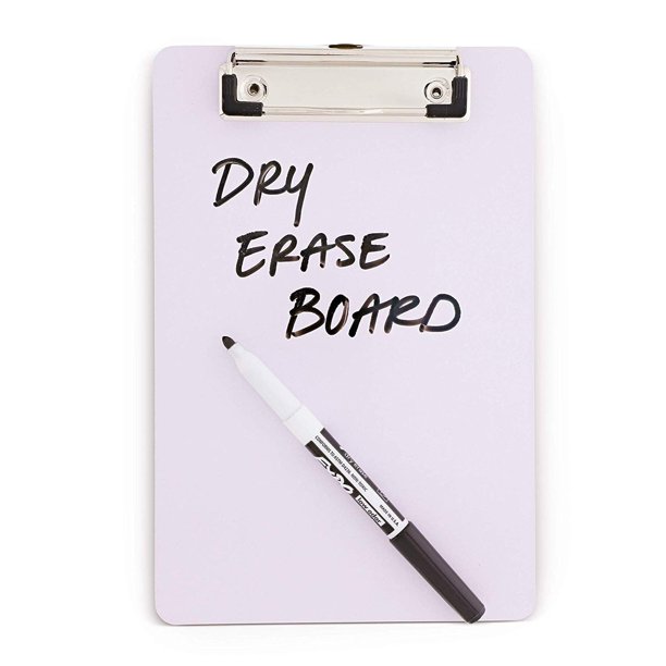 36 Pack Dry Erase Clipboards Memo Holder with Low Profile Clip and Hook