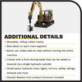 thumbnail image 5 of CAT Caterpillar 308 CR Next Gen. Mini Hydraulic Excavator with Work Tools & Operator "High Line" 1/50 by Diecast Masters, 5 of 8