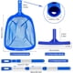 thumbnail image 5 of Red para skimmer de piscina, resistente con malla ultrafina para una limpieza integral, poste telescópico de aluminio que se ajusta de 17,3 a 35,4 pulgadas, diseño compacto para ahorrar espacio de, 5 of 5