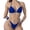 Blue, variant on adviicd Sexy Bikinis for Women 2 Piece Bikini Spaghetti Strap Swimsuits Solid Color Bathing Swimwear Triangle Bathing Suit (Blue,M)
