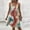 Brown, variant on QUNYINEY Casual Sundresses for Women Beach Tie Dye Midi A Line Sleeveless Tank Dress Summer Casual Loose Fit Pleated Crew Neck Dresses