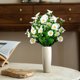 thumbnail image 5 of Marigold Chrysanthemum Balcony Decor, Small Flower Arrangement, Water Grass, Modern Style, Artificial Plants, Easy Care, Foldable Stand, Metal Frame, for Living Room,topliu, 5 of 9