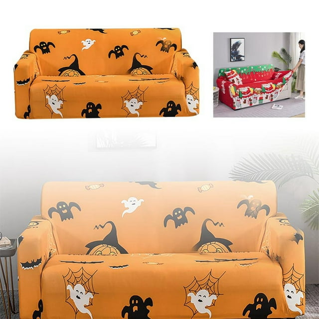 asddcavvf Stretch Full Cover Milk Silk Printed Sofa Cover Armrest Sofa Cover Universal Cover Home Sofa Cover Universal Sofa Cover Multiple Sizes Sofa Cover