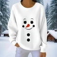 thumbnail image 5 of Ailaofu Women Ugly Christmas Sweatshirts 3D Digital Print Novelty Pullover Tops Funny Santa Xmas Tree Graphic Holiday Outfits, 5 of 7