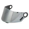 thumbnail image 4 of Whataatahia Lente de Visera para Casco de Motocicleta Reemplazo de Lente a Prueba de Viento Protección UV Lente de Visera de Medio Casco para Cascos FF358 FF396 Plata, 4 of 8