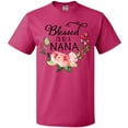 thumbnail image 3 of Inktastic Blessed to Be a Nana with Flowers T-Shirt, 3 of 5