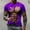 Purple, variant on Shirts for Men, Cool Graphic Tees Men's Funny Muscle Printed T-Shirt Novelty Graphic Tees Short Sleeve Bodybuilding Gym Tops Mens Big & Tall Fashion Workout Shirts Hipsters Shirt S-5Xl Hawaiian
