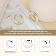 thumbnail image 5 of Mesovor Women Small Hoop Earrings 18K Gold Plated Hypoallergenic Cute Enamel Huggie Earring Gifts, 5 of 5