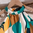 thumbnail image 6 of Vacation Dress Girl Vacation Dress Easter Dresses Beach Sundress Princess Dress Trendy Spring Summmer Outfit Fashion Cothes #Green 10-11 Years, 6 of 7