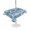 Blue,White,Sky, variant on Outdoor Tablecloth with Umbrella Hole for Patio/Picnic/Party/Camping, Nautical Coastal Waterproof Table Cloth Square Cover Washable, Summer Ocean Anchors Rudder Retro Blue (54"x 54")