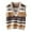 Beige, variant on Christmas Sweaters for Women Loose Fit College Style Embroidered Jacquard Knit Sweater Vest Elegant Sleeveless Pullover Top For Casual Wear Christmas Sweaters
