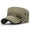 Green, variant on Vintage Washed Cotton Cadet Cap Unisex Classic Flat Top Military Style