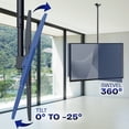 thumbnail image 3 of VIVO Extending Large Ceiling TV Mount for 50 to 100 inch Screens, 10ft Pole, 3 of 8