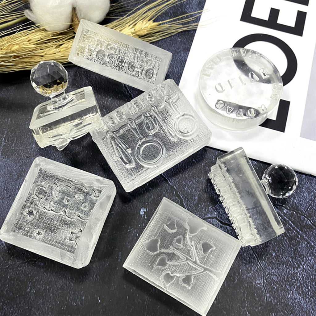 Christmas Theme Transparent Soap Stamp Natural Organic Soap Making