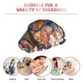thumbnail image 6 of Kdxio Fantasy Colorful Beast Print Shower Cap for Women,Elastic and Reusable,Double Waterproof Layers Bathing Hat, 6 of 6