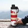 thumbnail image 7 of Daiia American Flag Map Printed 18 OZ Sports Insulated Kettle Drinking Cup Water Bottle Stainless Steel Kettle Portable Cup For Gym, 7 of 7