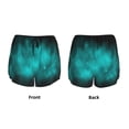 thumbnail image 3 of Lsque stars and sparkles Printed Women's Running Shorts with Liner Pockets,Elastic Quick Dry Workout Athletic Gym Yoga Shorts,Womens High Waist Shorts-Medium, 3 of 7