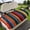 Red Blue Yellow, variant on Golf Cart Seat Covers for 2 Seater,Yellow Daisy Microfiber Cart Seat Towel Blanket,Spring Floral Summer Botanical Watercolor Absorbent Breathable NonSlip Bench Seats Protector for Golf Course 51"x31"