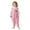 Pink, variant on Toddler Boys Girls Puffer Snow Pants Zip Up Quilted Down Overalls Baby Winter Warm Snowsuit One Piece Snowsuit Waterproof Windproof Ski Outfits