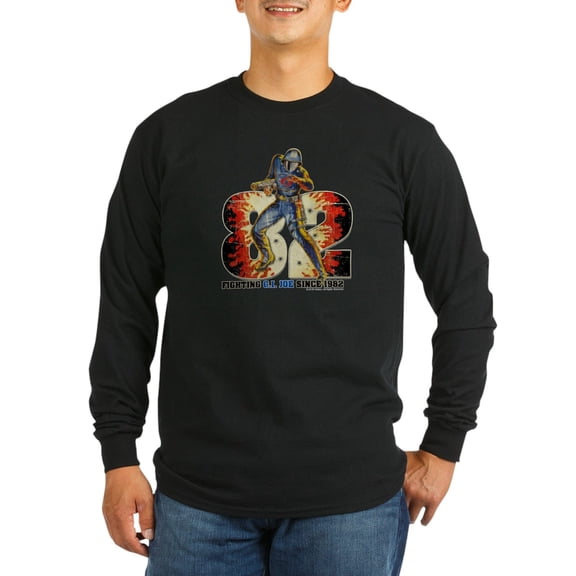 CafePress - G.I. Joe Cobra Commander Long Sleeve Dark T Shirt - Long Sleeve Dark T-Shirt