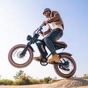5TH WHEEL W16B 20 x 4 Fat Tire Electric Bike, 750W Motor Adult Ebike with 48V 15.6Ah Removable Battery, Electric Bicycle with 7 Speed, UL2849