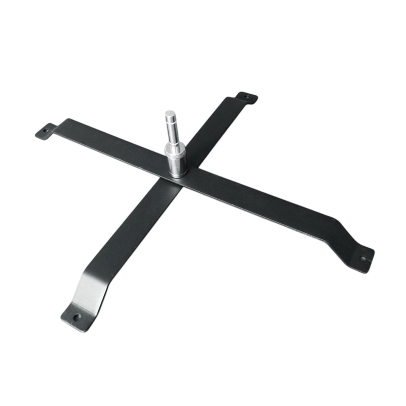 simhoa Advertisng Feather Banner Base Flag Pole Holder Iron Easy to Use Convenient Feather Flag Base for Beach Ground Outdoor Banner Type A