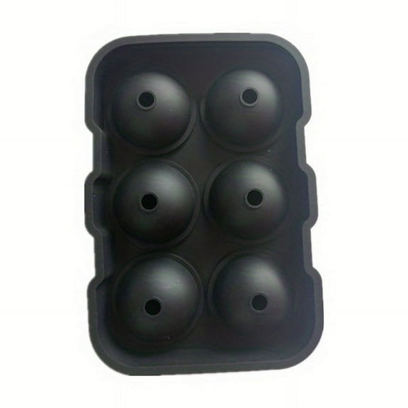 1pc Large 6 Balls Of Ice Mold Ball Ice Mold Ice Cube Mold Silicone Ice Tray Kitchen Accessories