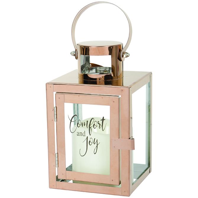 Carson Comfort and Joy Decorative Candle Lantern
