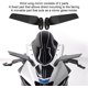 thumbnail image 2 of Sucie 2pcs Modified Motorcycle Wing Rearview Mirrors, Adjustable Rotating Side Mirrors Wind Swivel Wing Mirrors Multi Angle Compatible With Ninja 250, 2 of 5