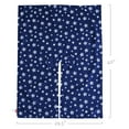 thumbnail image 6 of Moonsea Car Seat Covers Canopy with Navy Star Print, with Soft Warm Minky Fabric Back, 6 of 7