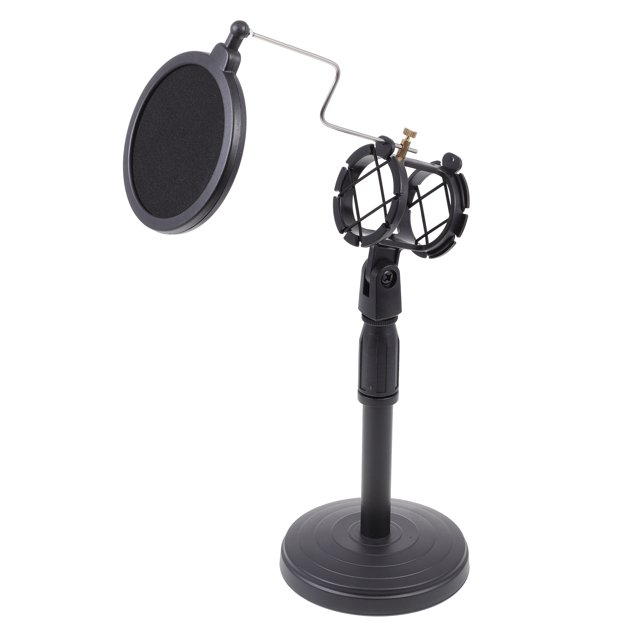 Rosarivae 1Pc Practical Microphone Clip Adjustable Desktop Mic