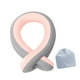 thumbnail image 1 of Almohada de viaje para el cuello, soporte para la cabeza para dormir con bolsa de almacenamiento, soporte para el cuello, reposacabezas para Gris Rosa, 1 of 8