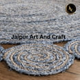 thumbnail image 4 of Jaipur Art And Craft Soft Reversible Hand Braided Round Natural Cotton Area Rug for Indoor Floor (7x7 Sq Ft), 4 of 5